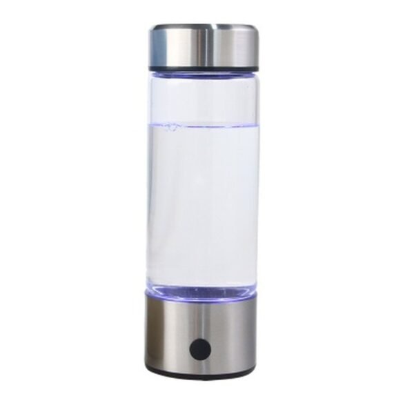 Hydrogen Glass water bottle with USB connector